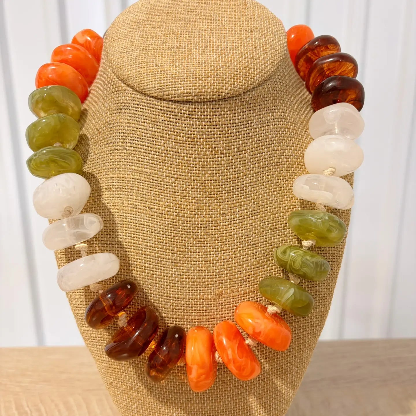 Octavia Chunky Rondelle Necklace