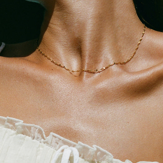 Sol Lip Chain Necklace