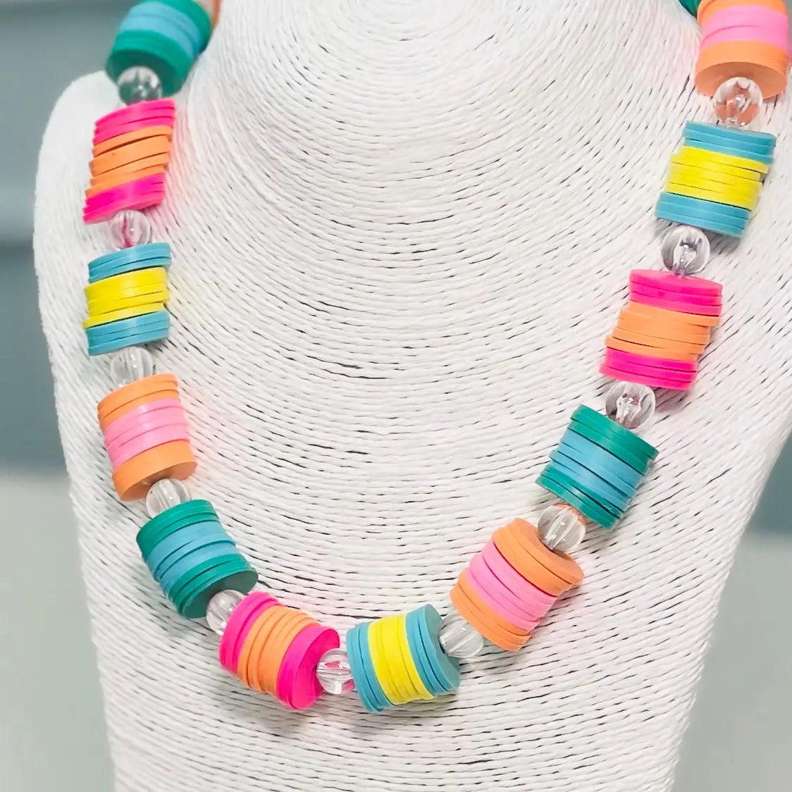 Spring Multi Acrylic Necklace