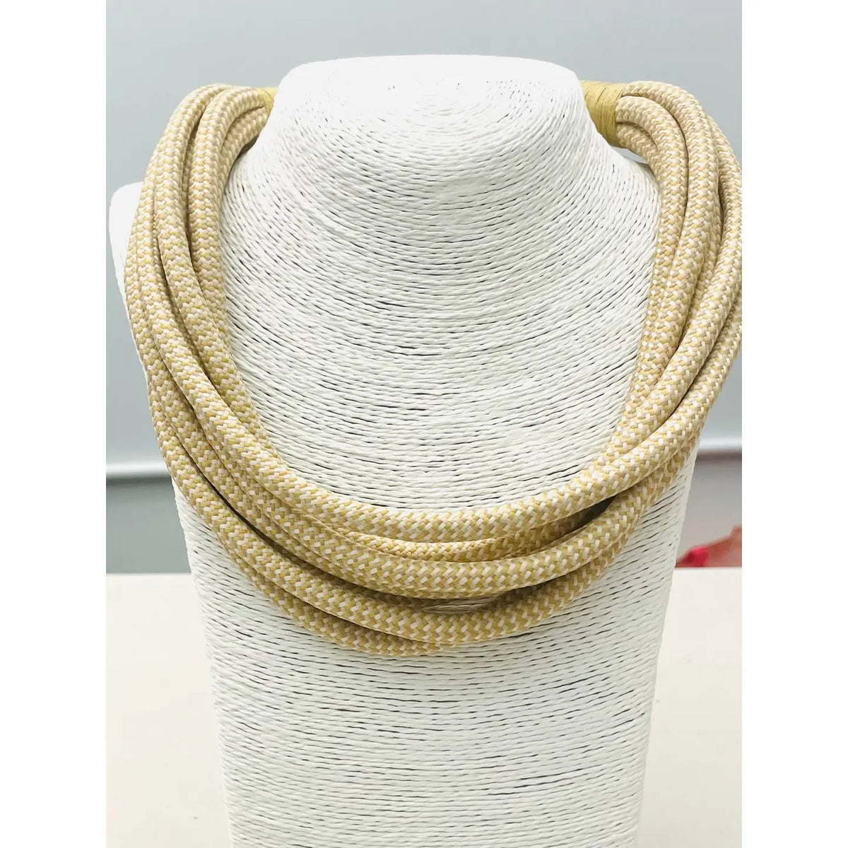 Tweed Rope Necklace