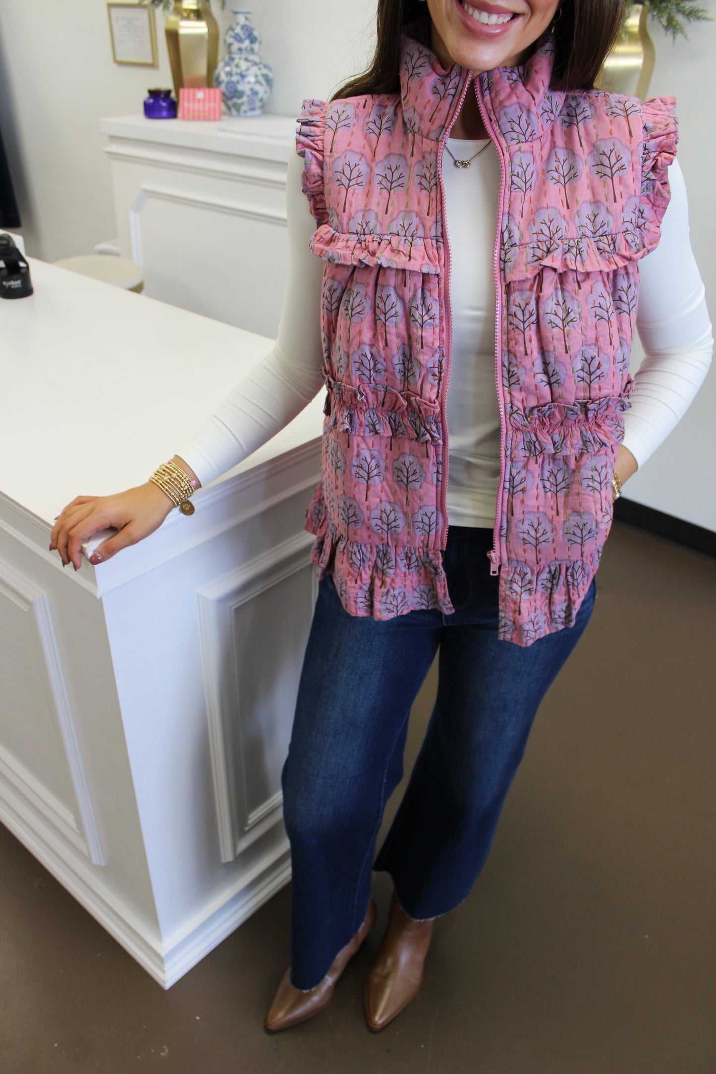 Ivy Jane Kantha Stitched Vest