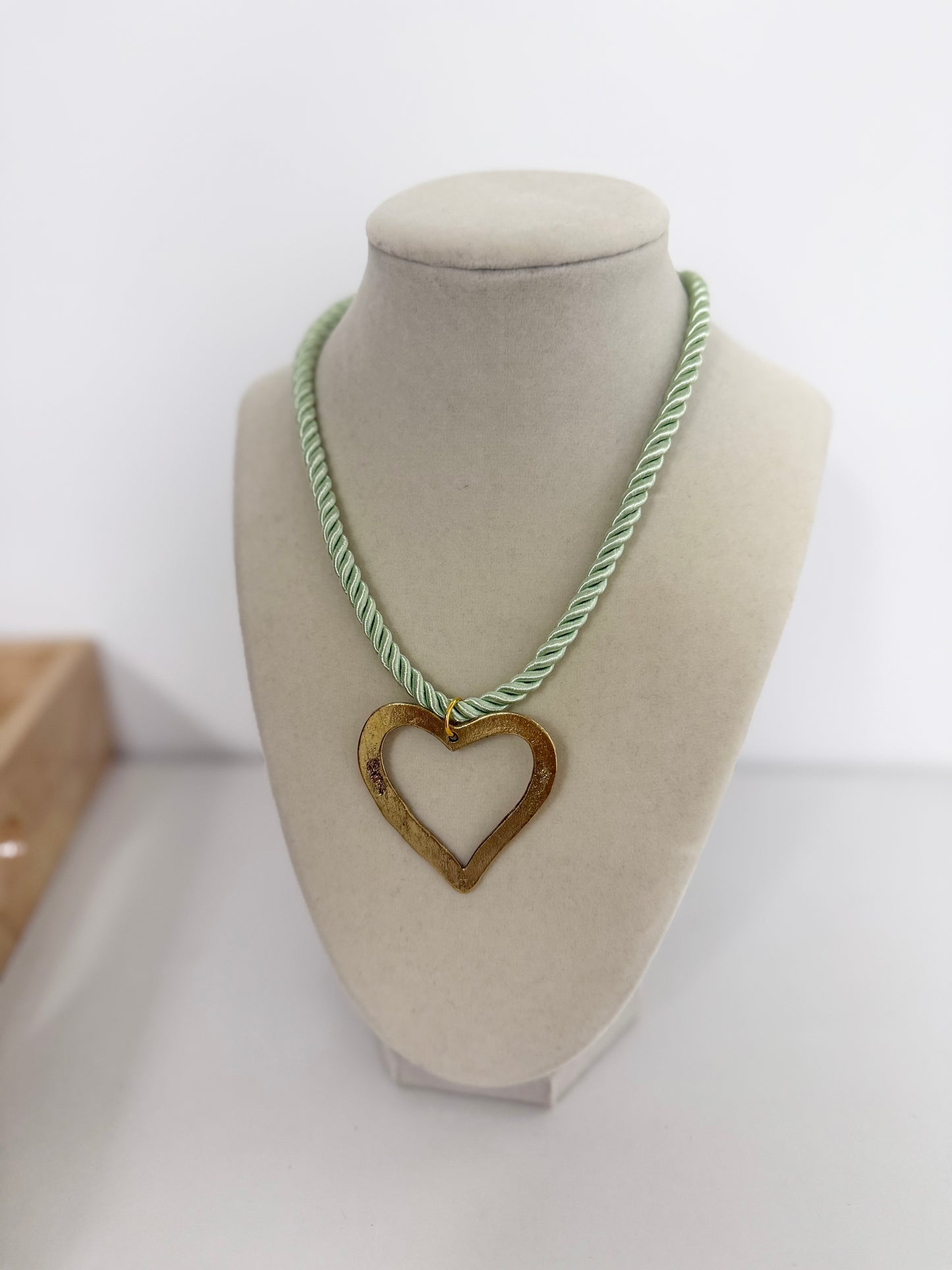 Lynn Heart Cord Necklace