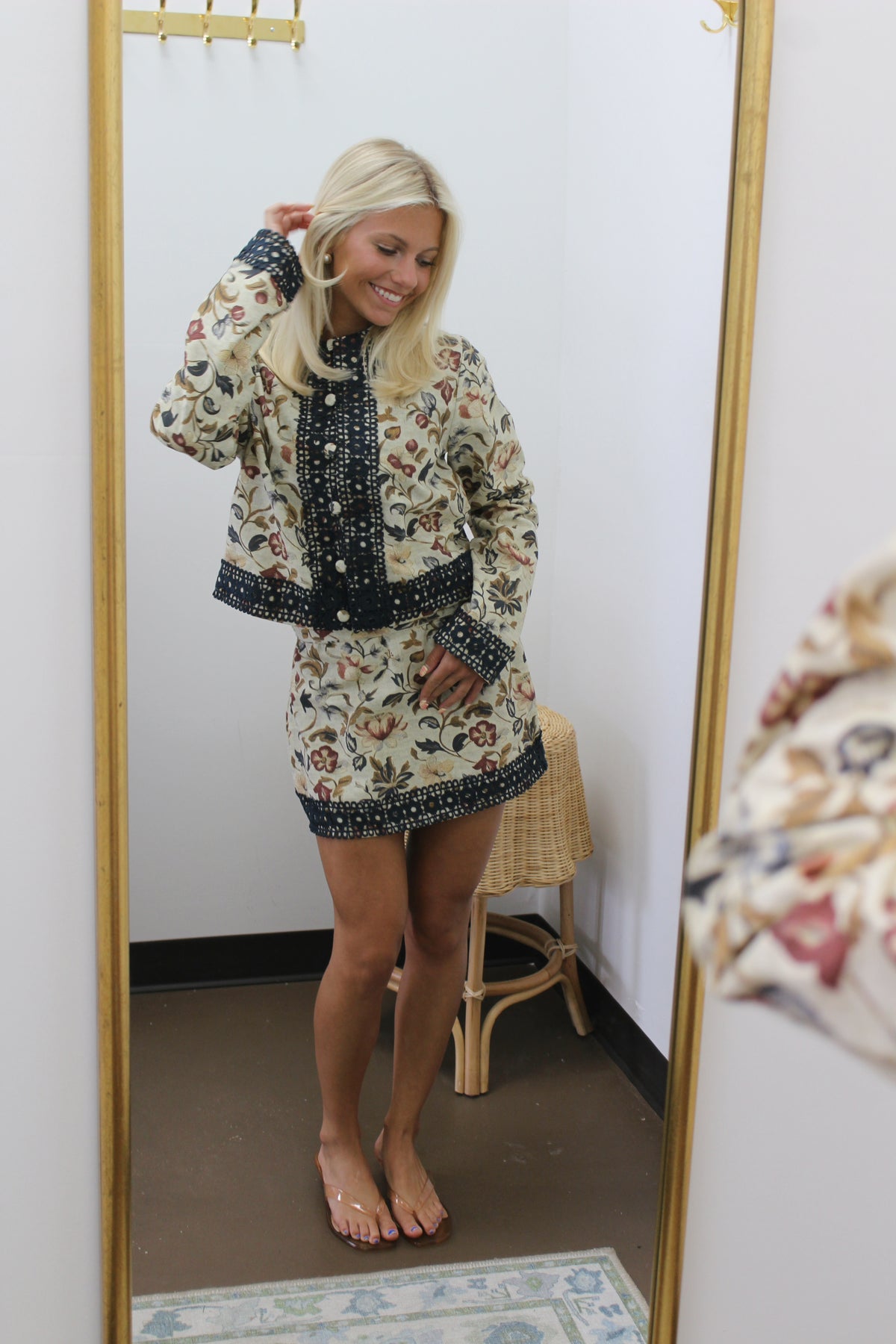 Marlowe Floral Matching Top
