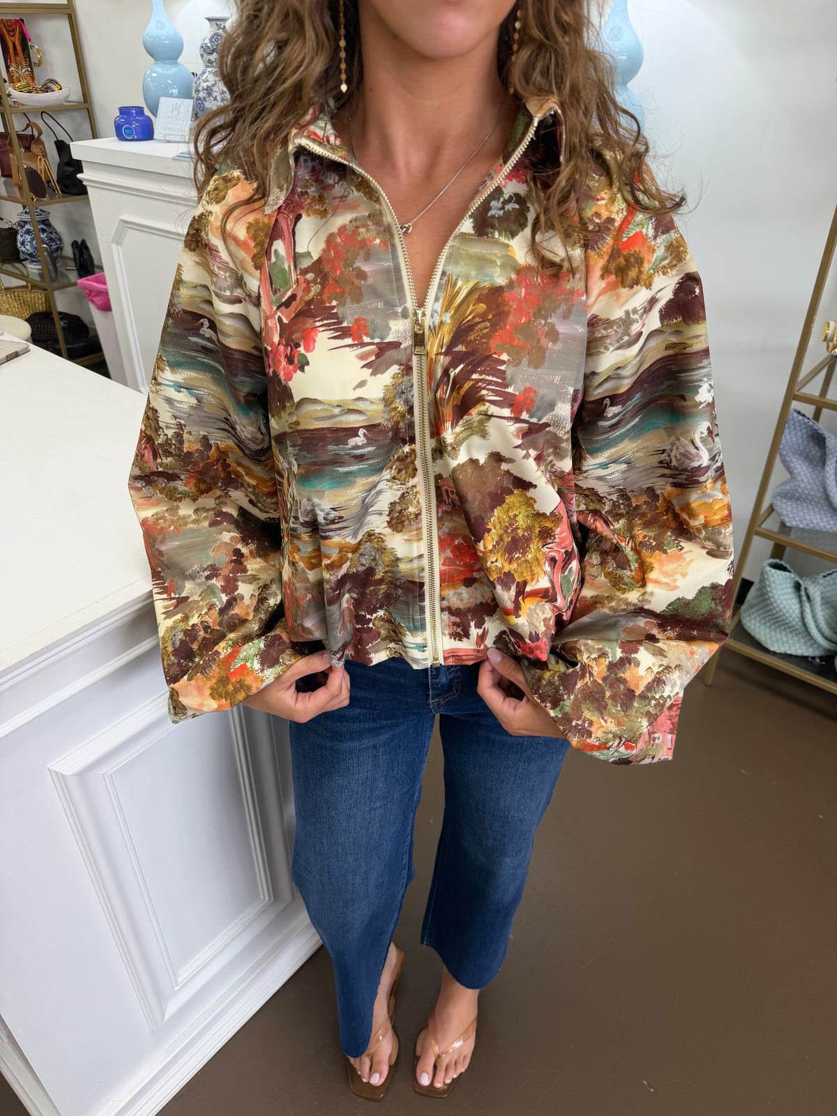 Autumn Muse Balloon Jacket