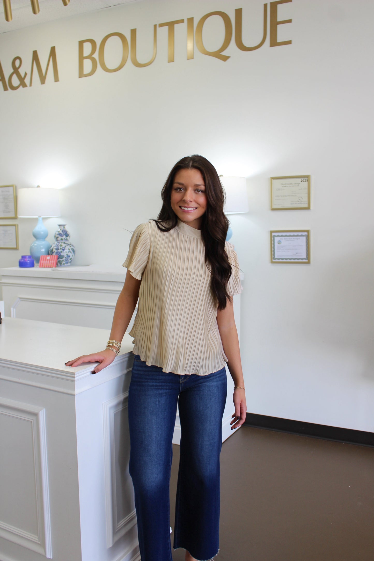Selma Ruffle Top