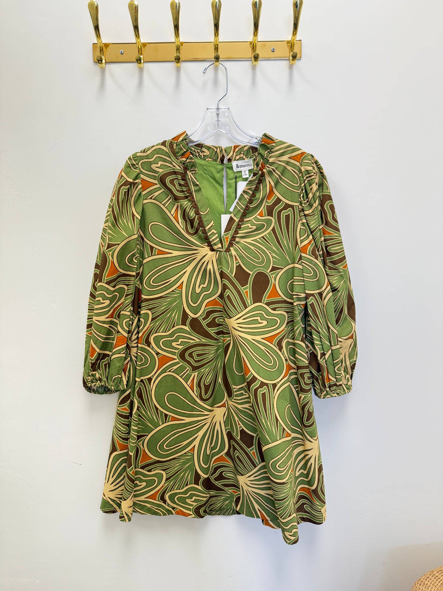 Tessa Scallop Trim Dress