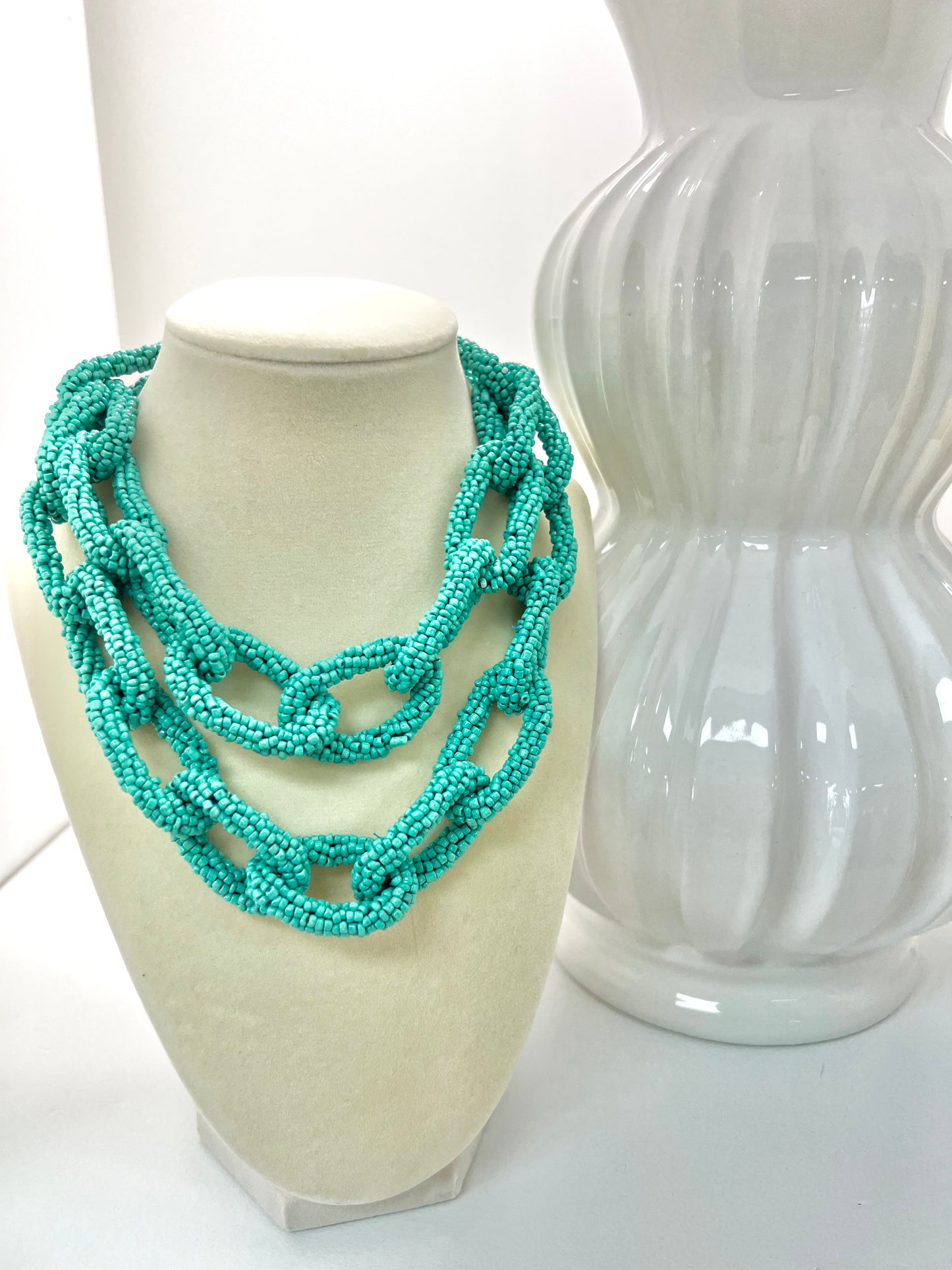 Amora Beaded Link Necklace