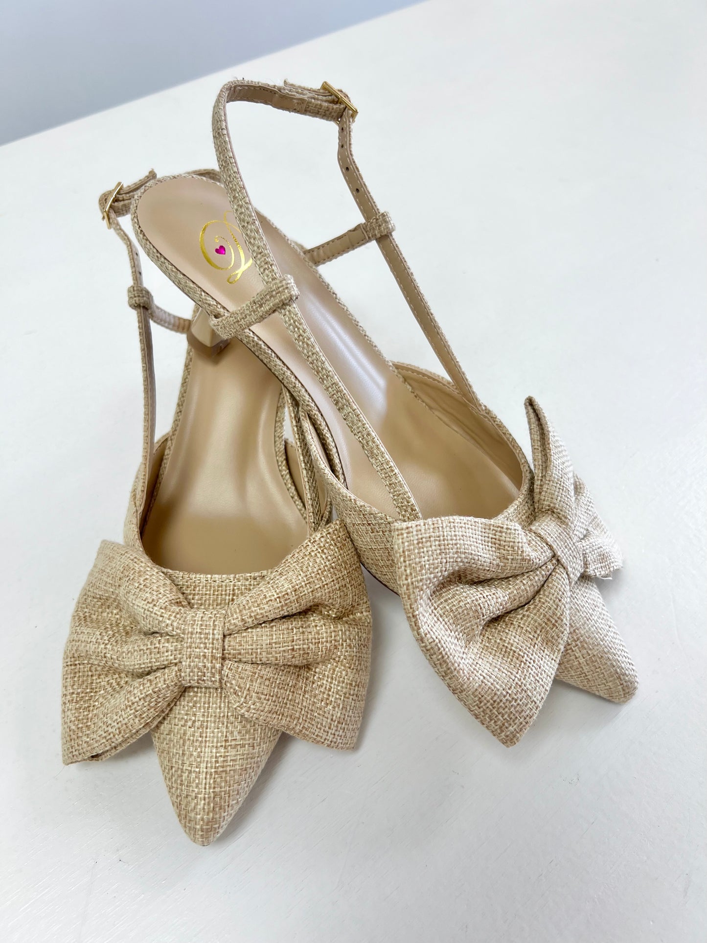 Doda Raffia Bow Sandals