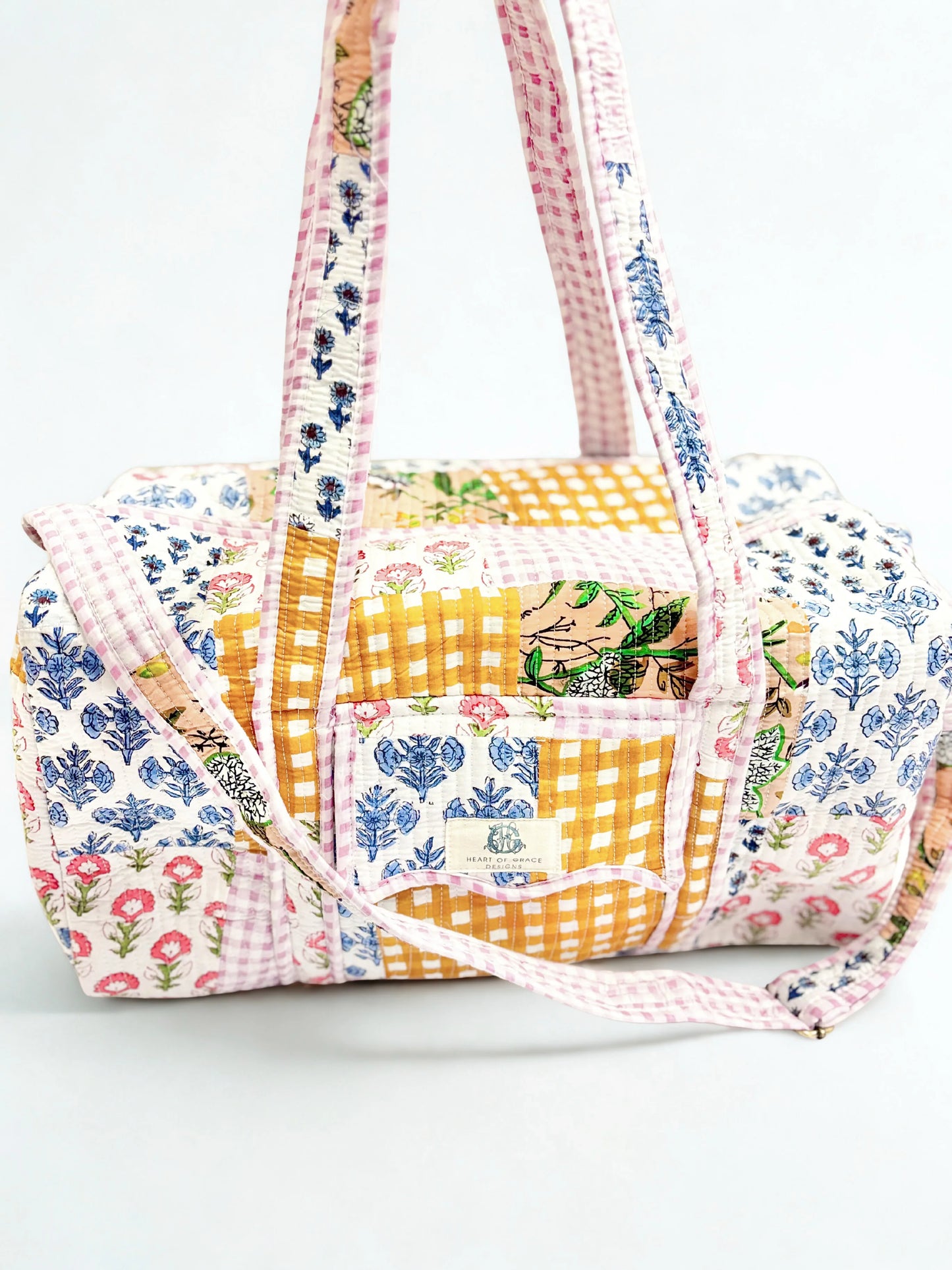 Lila Chapelle Quilted Duffle Bag