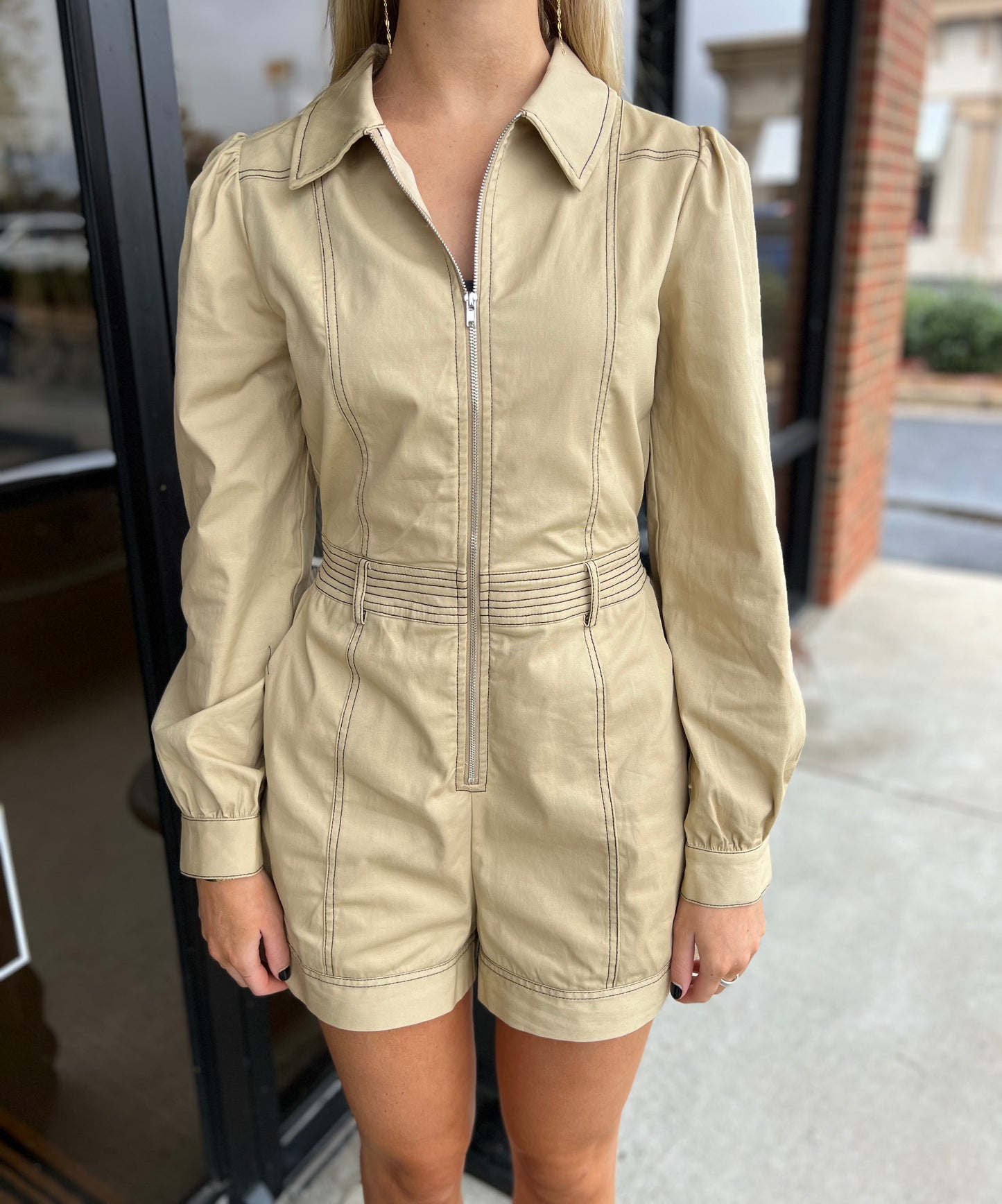 Kierra Twill Romper