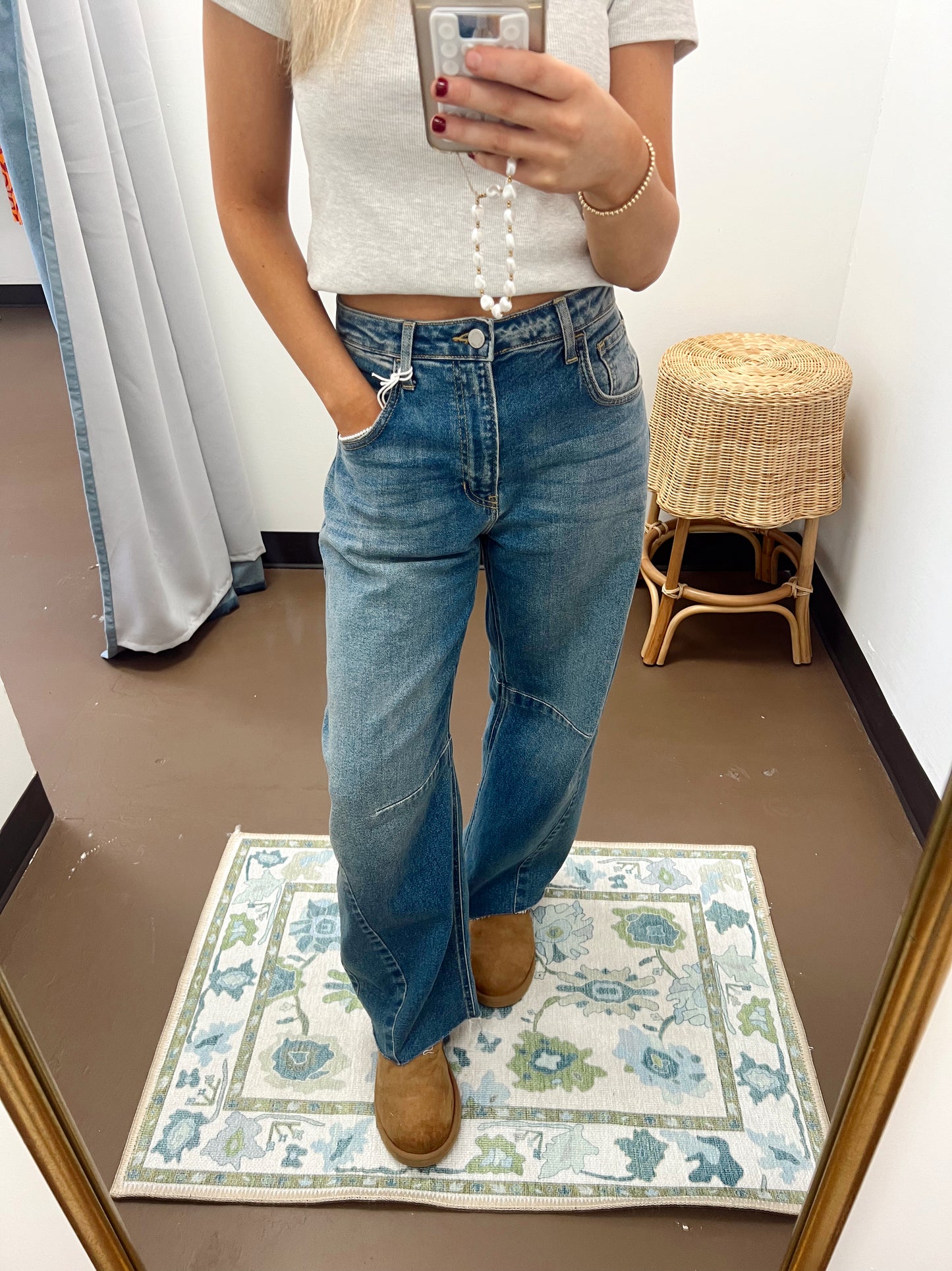Evaline Barrel Jeans