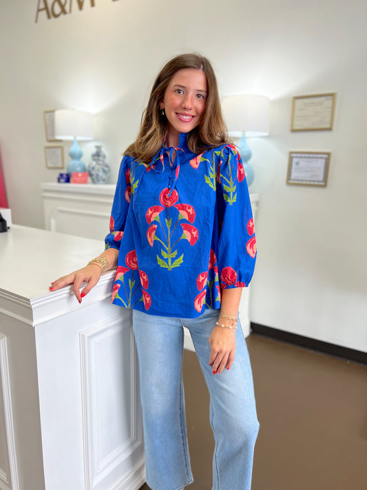 Kimberly Floral Print Top