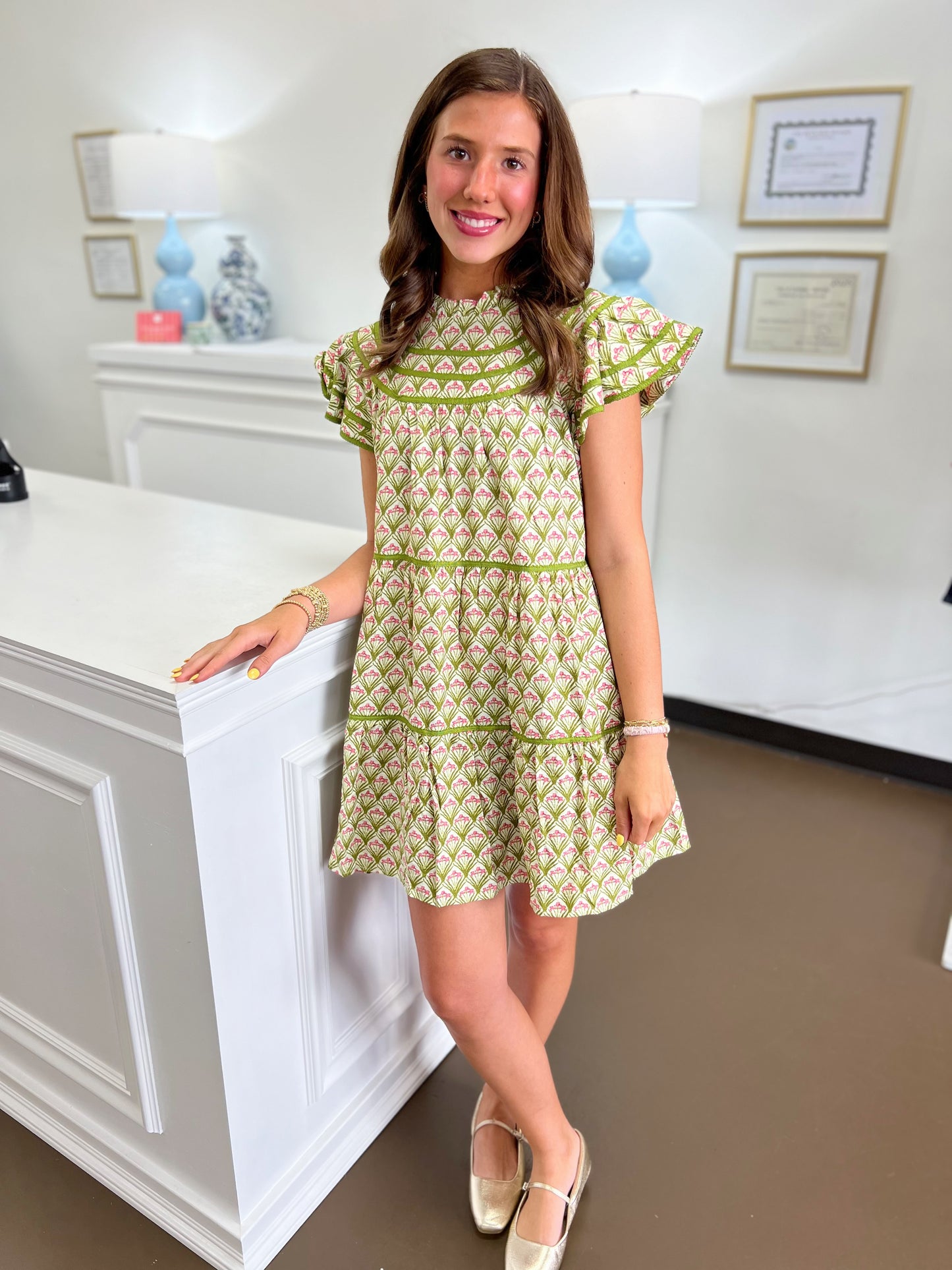 Emory Abstract Printed Dress