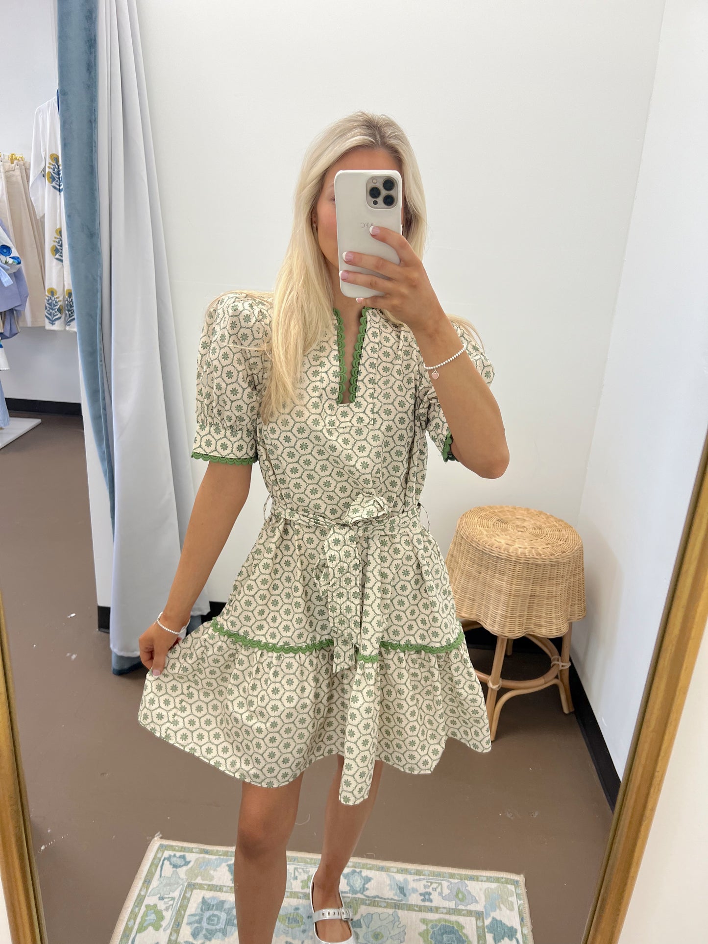 Magnolia Floral Printed Dress