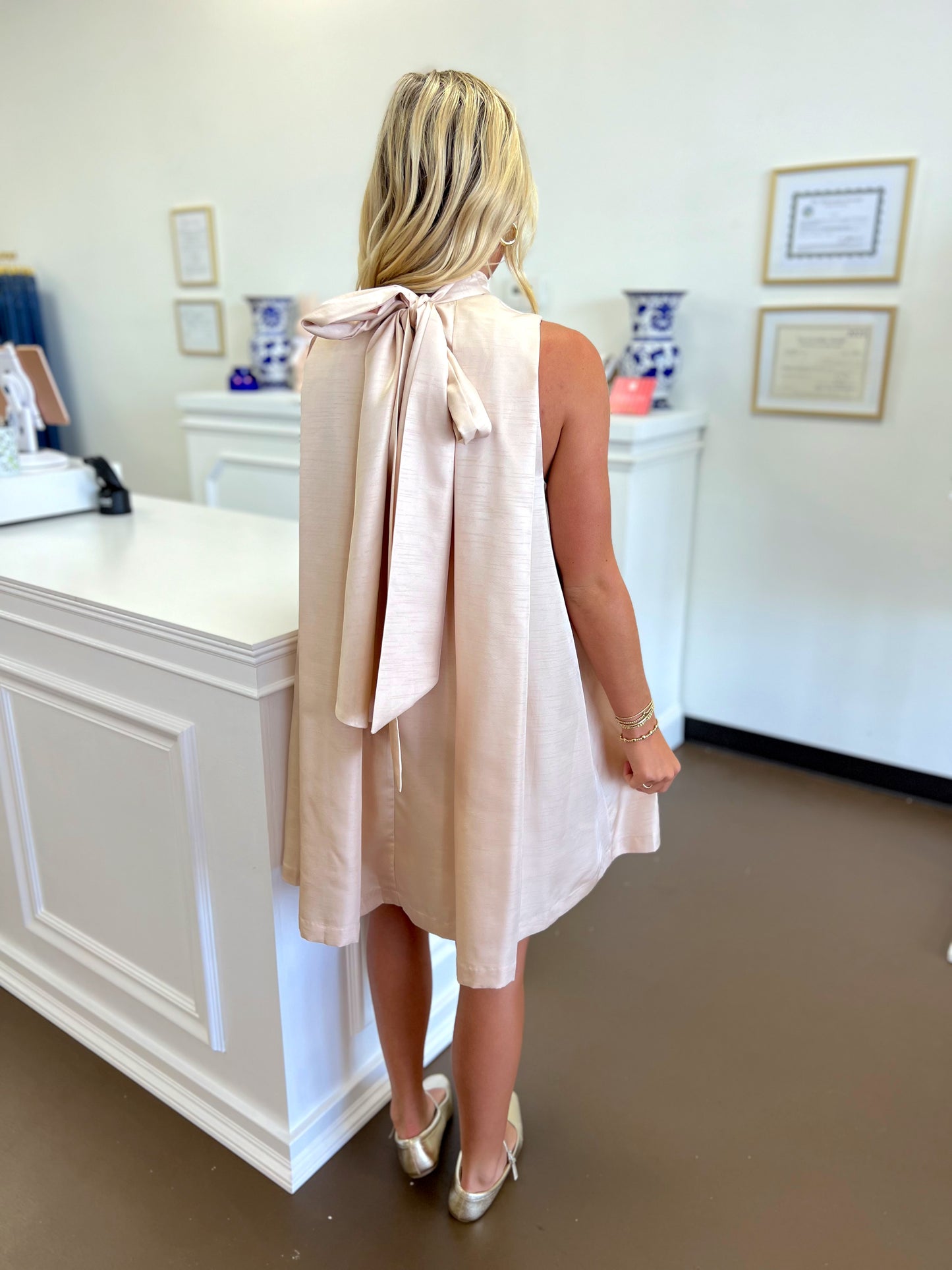 Sofia Halter Neck Dress