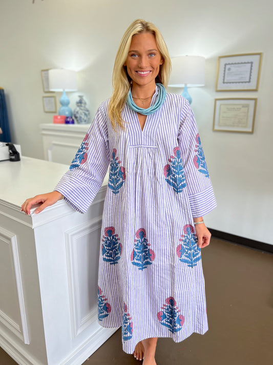 Sweet Mauve Caftan Dress