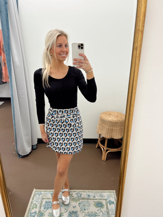 Kennedy Geo Printed Skirt