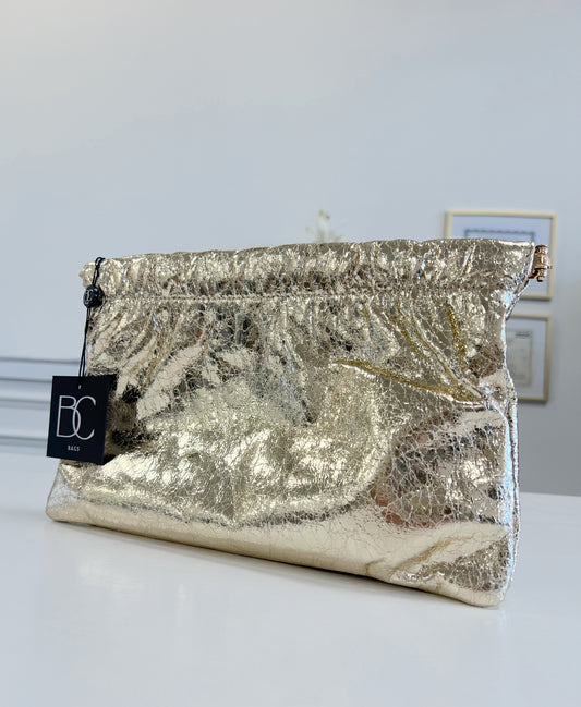 BC Bag Gold Clutch