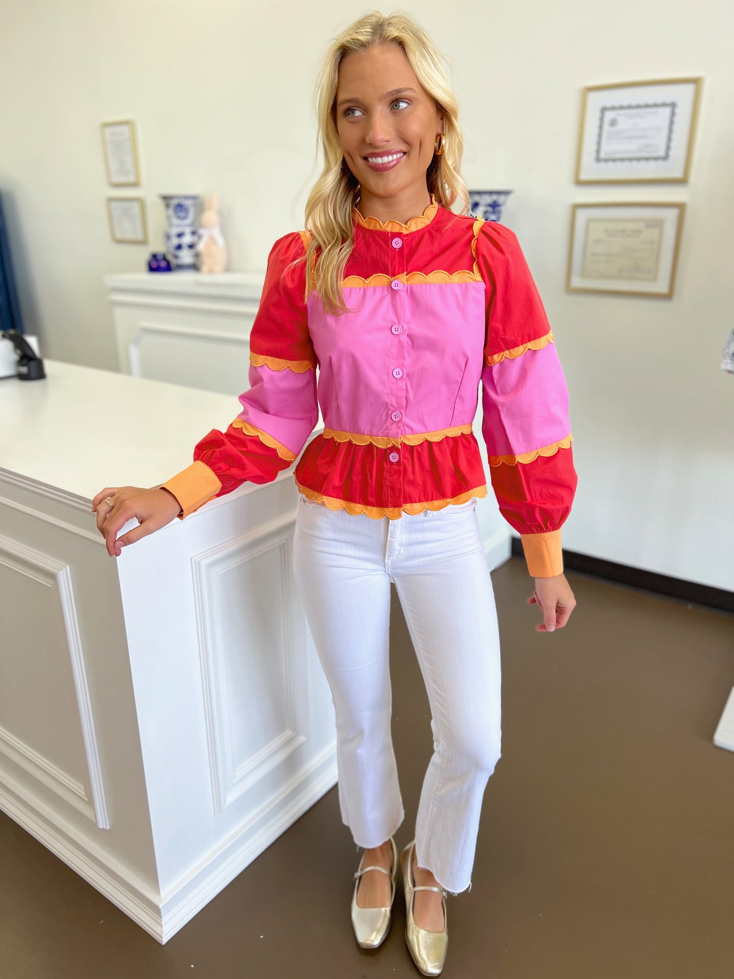 Rylee Colorblock Top