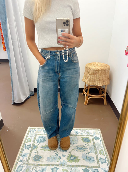 Evaline Barrel Jeans