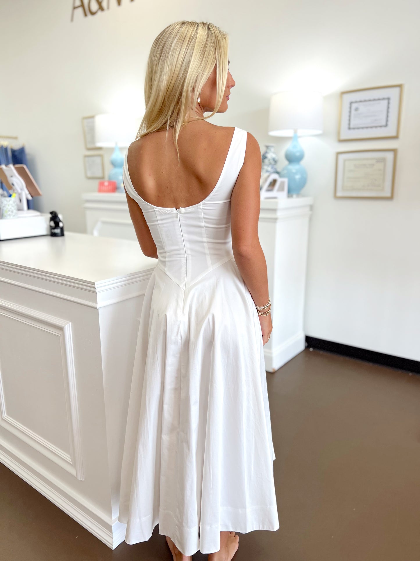 Lillian Flare Maxi Dress