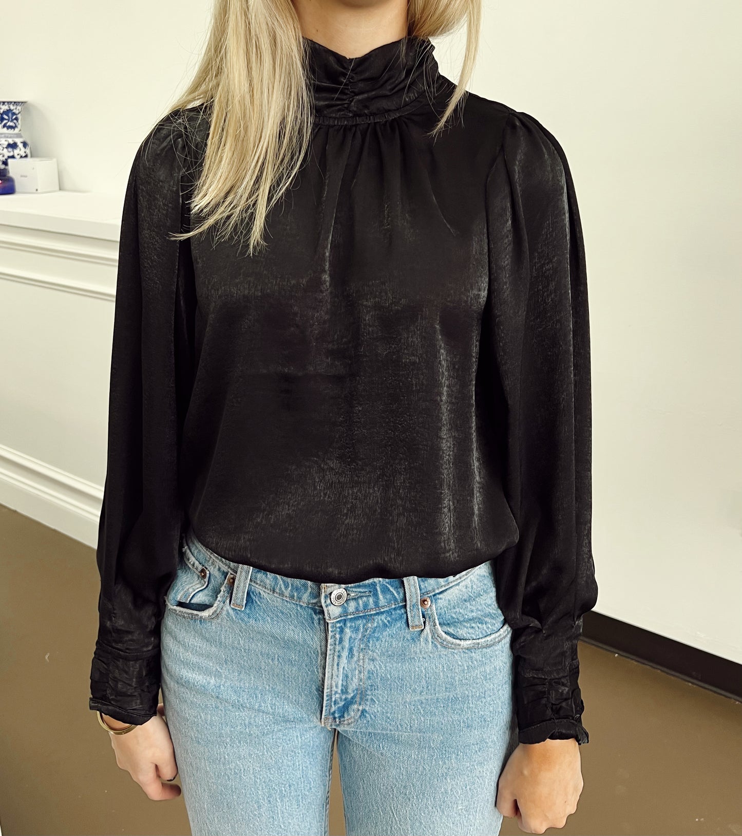 Beth High Neck Top