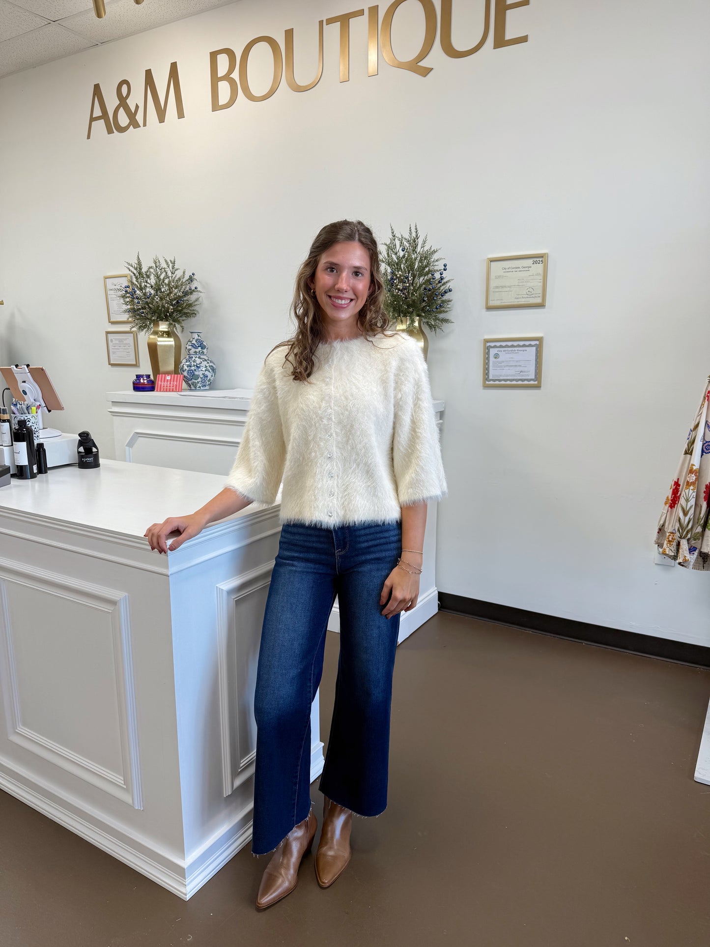 Ivy Jane Fuzzy Wuzzy Cardigan