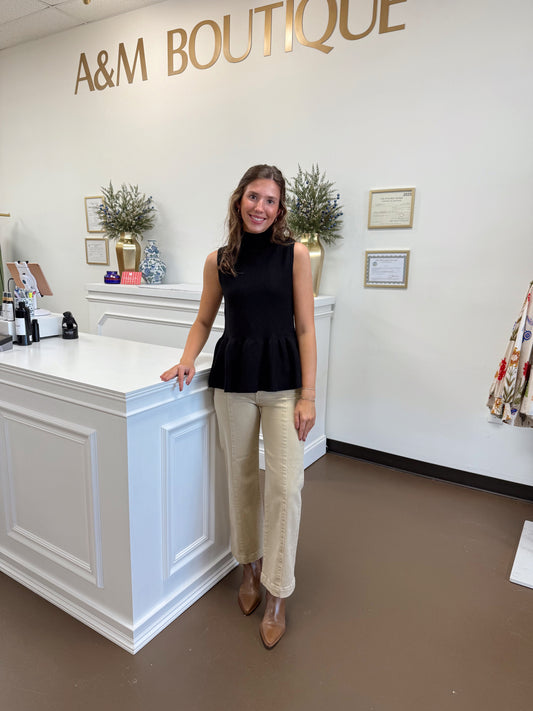 Karlee Mock Neck Sweater Top