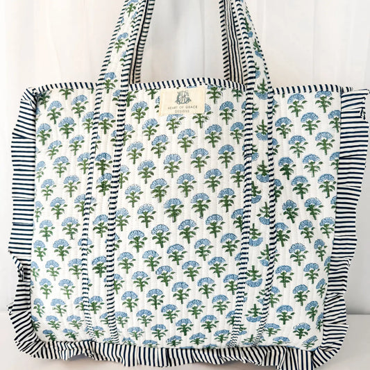 Carolina Large Quilted Tote Bag