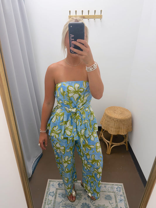 Taryn Floral Matching Top