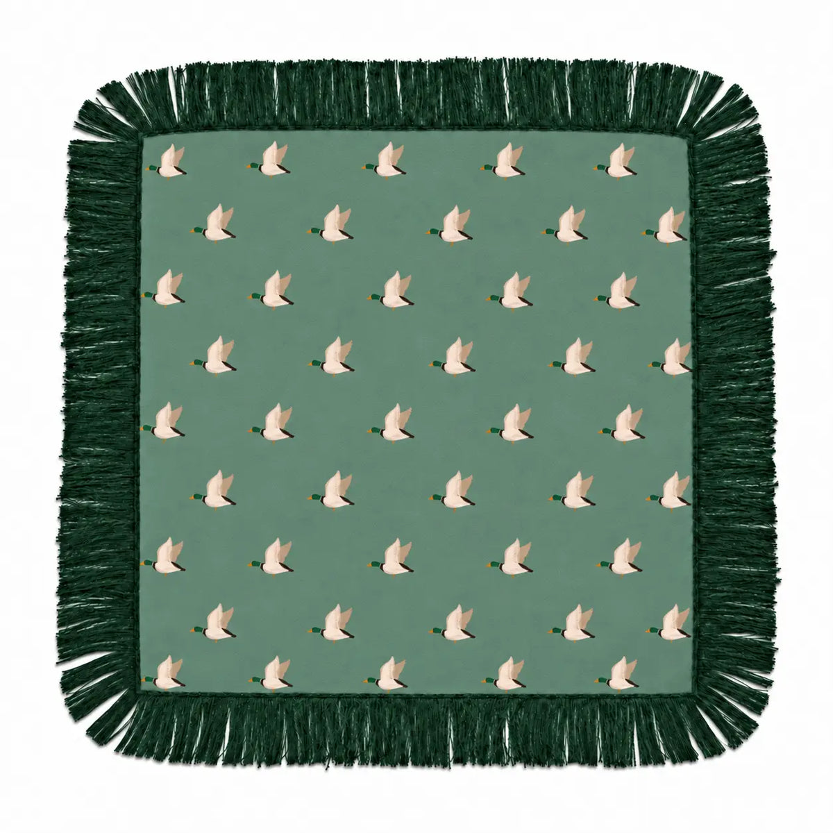 Mallard Flight Fringe Scarf