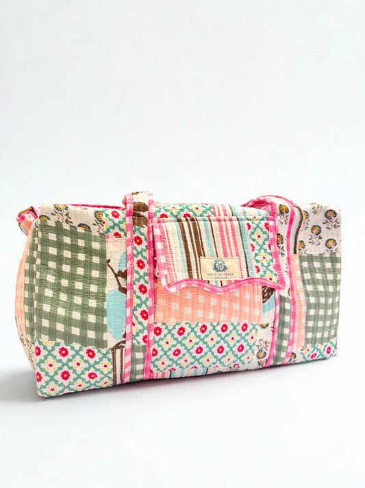 Rose Chapelle Quilted Duffle Bag