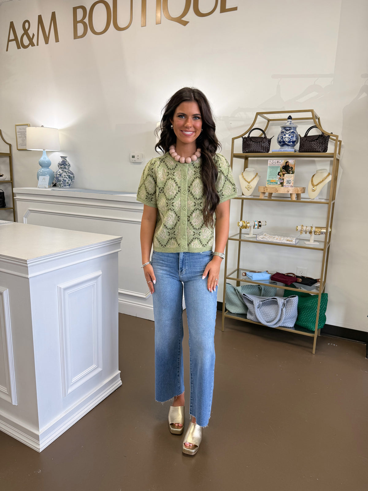 Collins Floral Cardigan Sweater