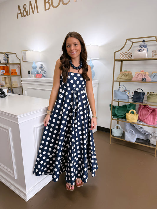 Dottie Polka Dot Midi Dress