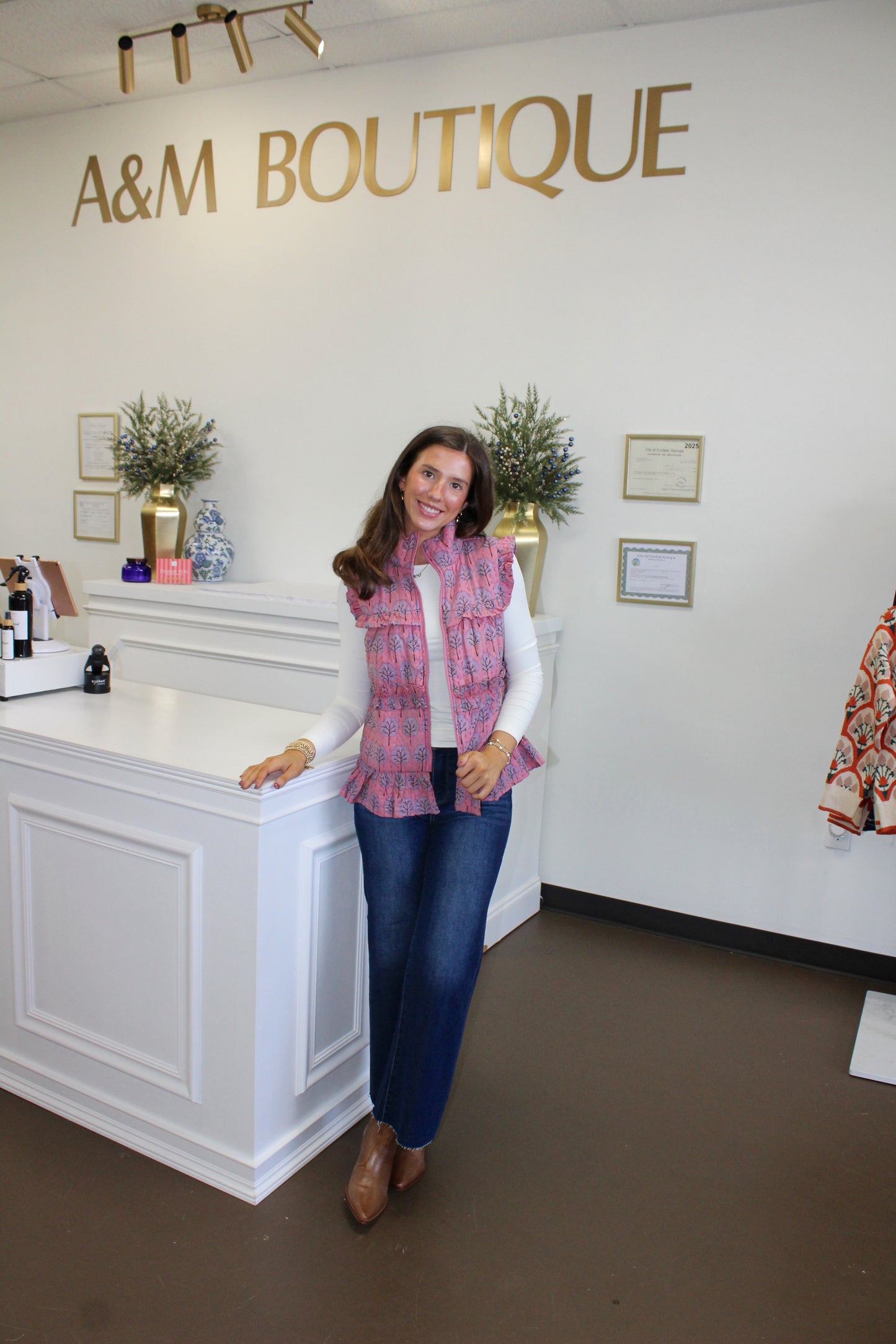 Ivy Jane Kantha Stitched Vest