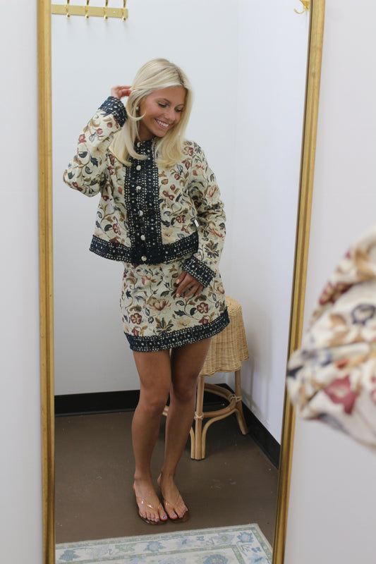 Marlowe Floral Matching Top