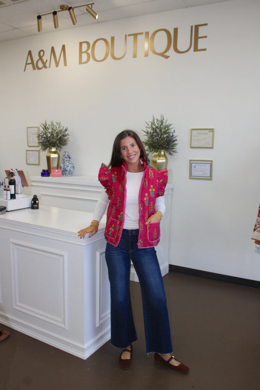 Gigi Short Sleeve Puff Vest