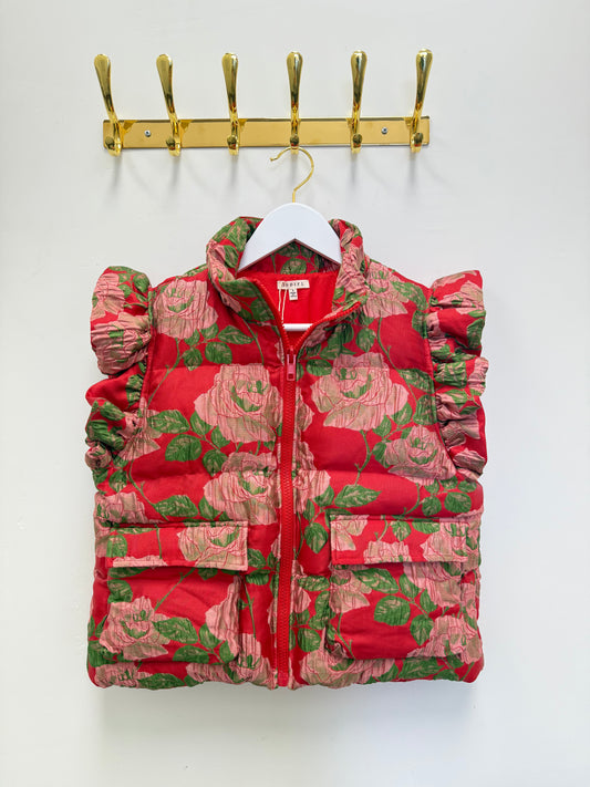 Gemma Jacquard Puffy Vest
