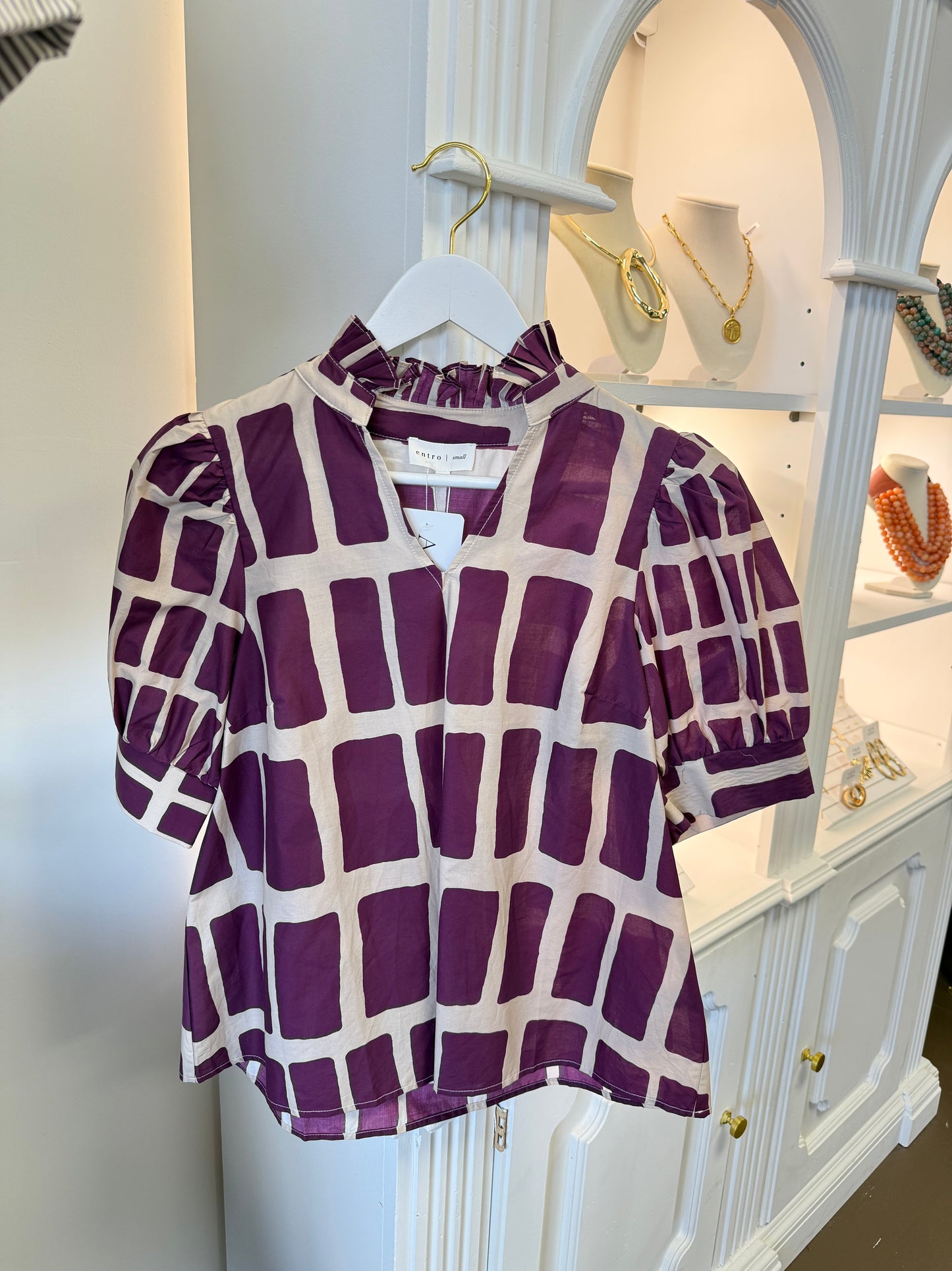 Mariana Abstract Printed Top