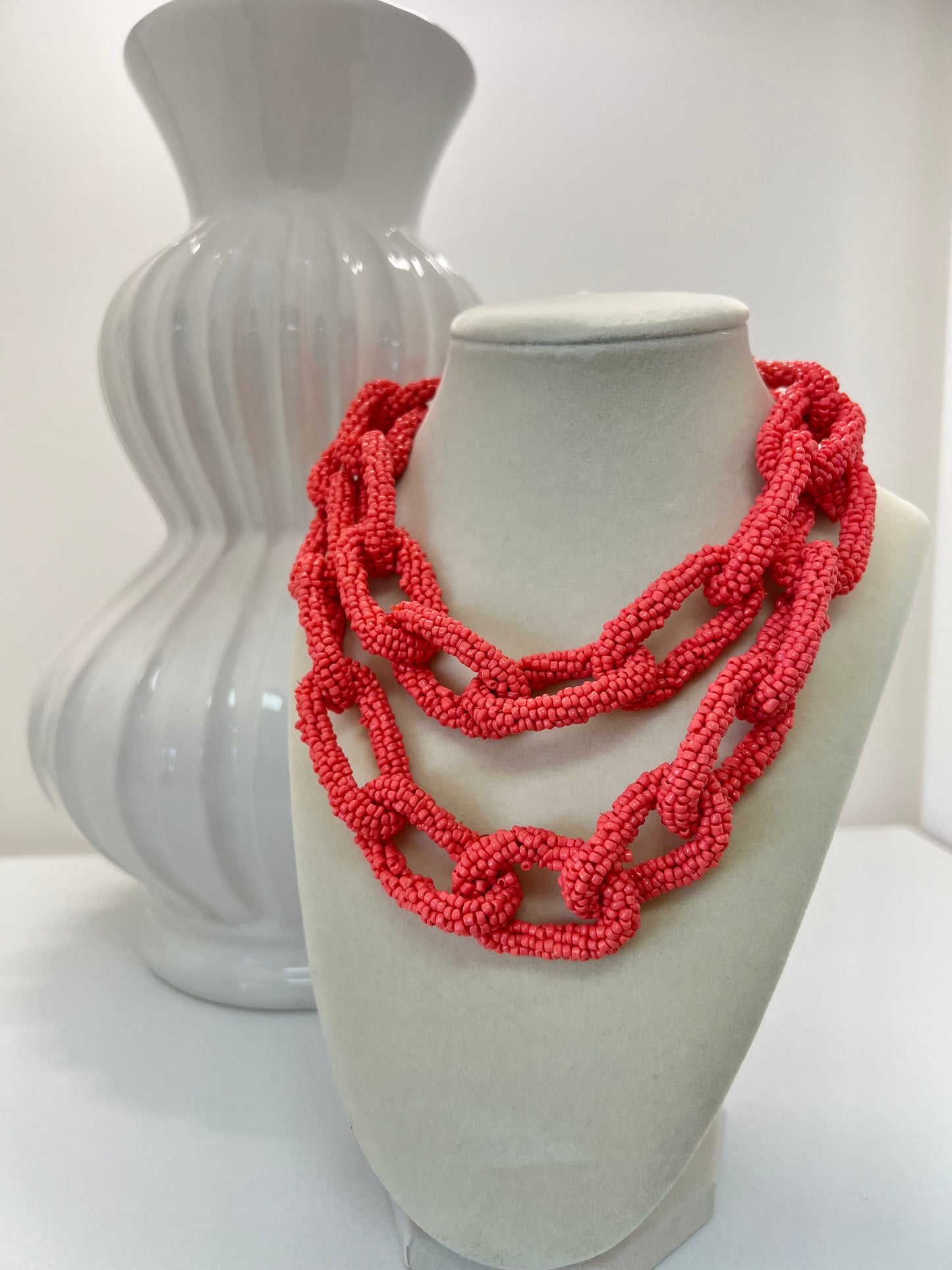 Amora Beaded Link Necklace