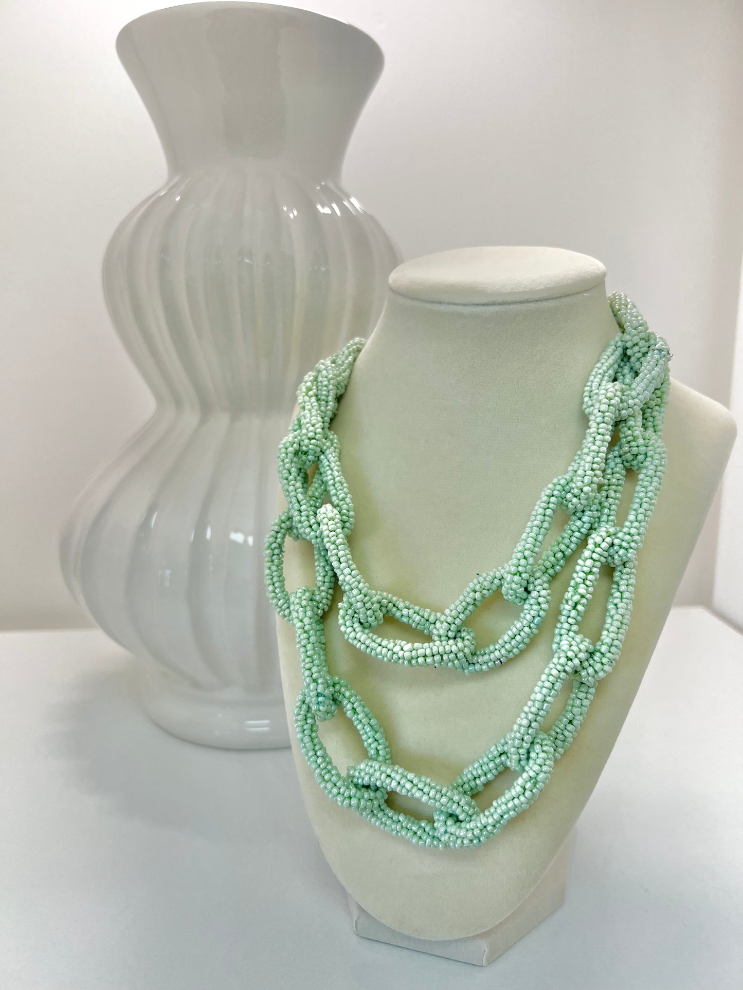 Amora Beaded Link Necklace