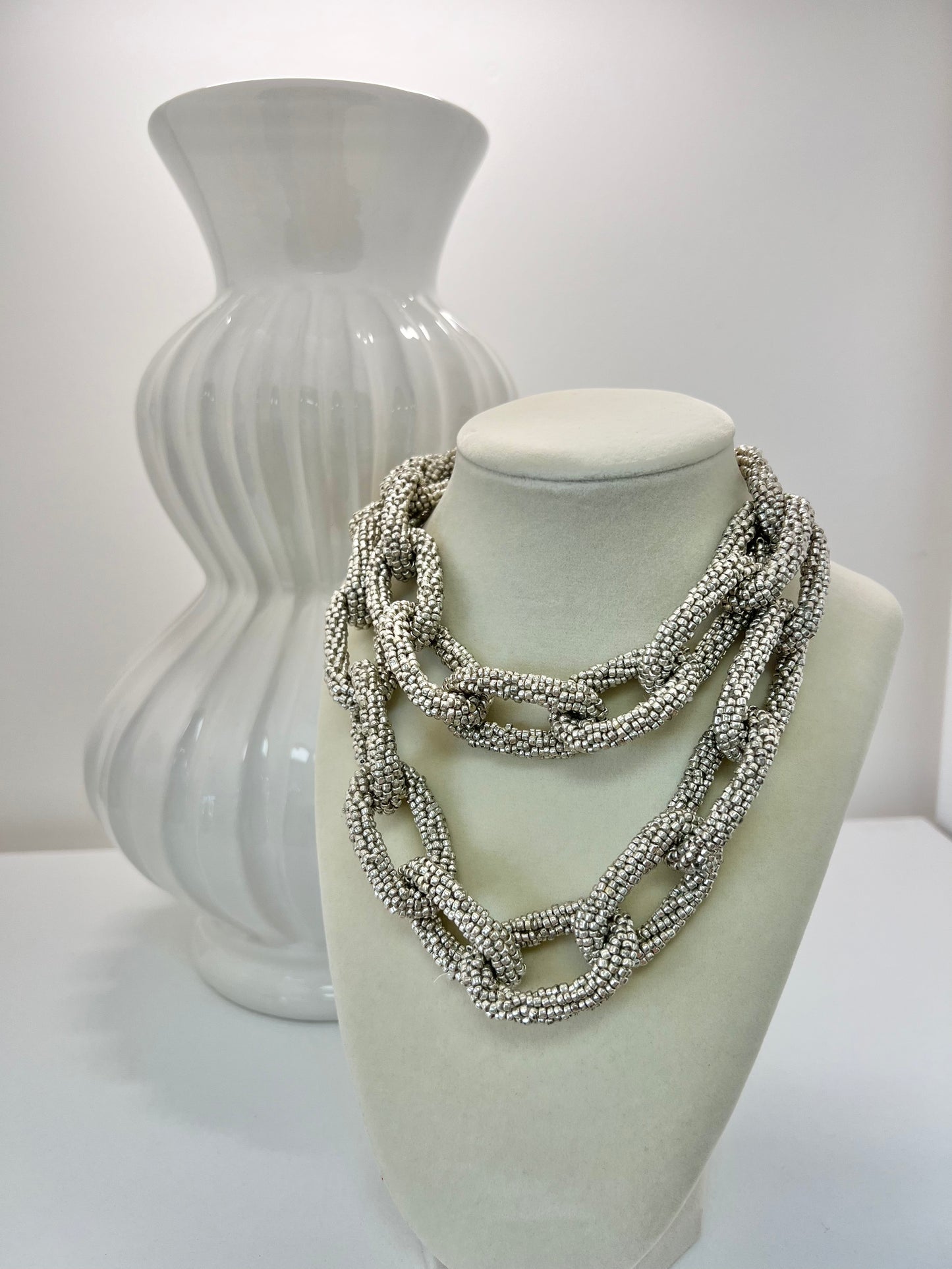Amora Beaded Link Necklace