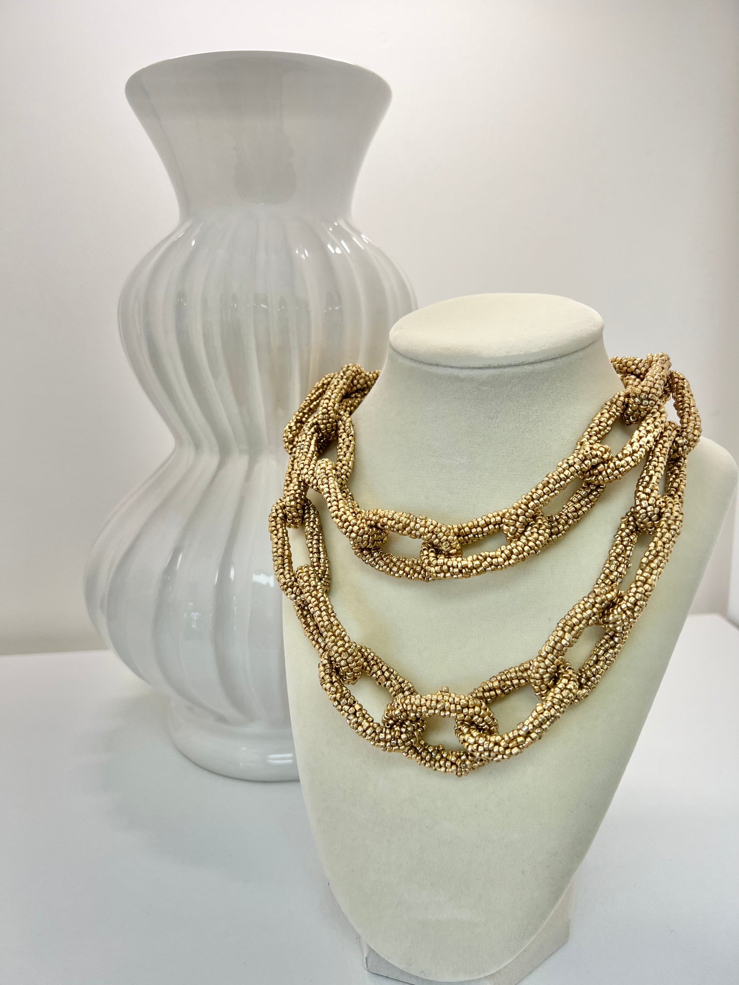 Amora Beaded Link Necklace