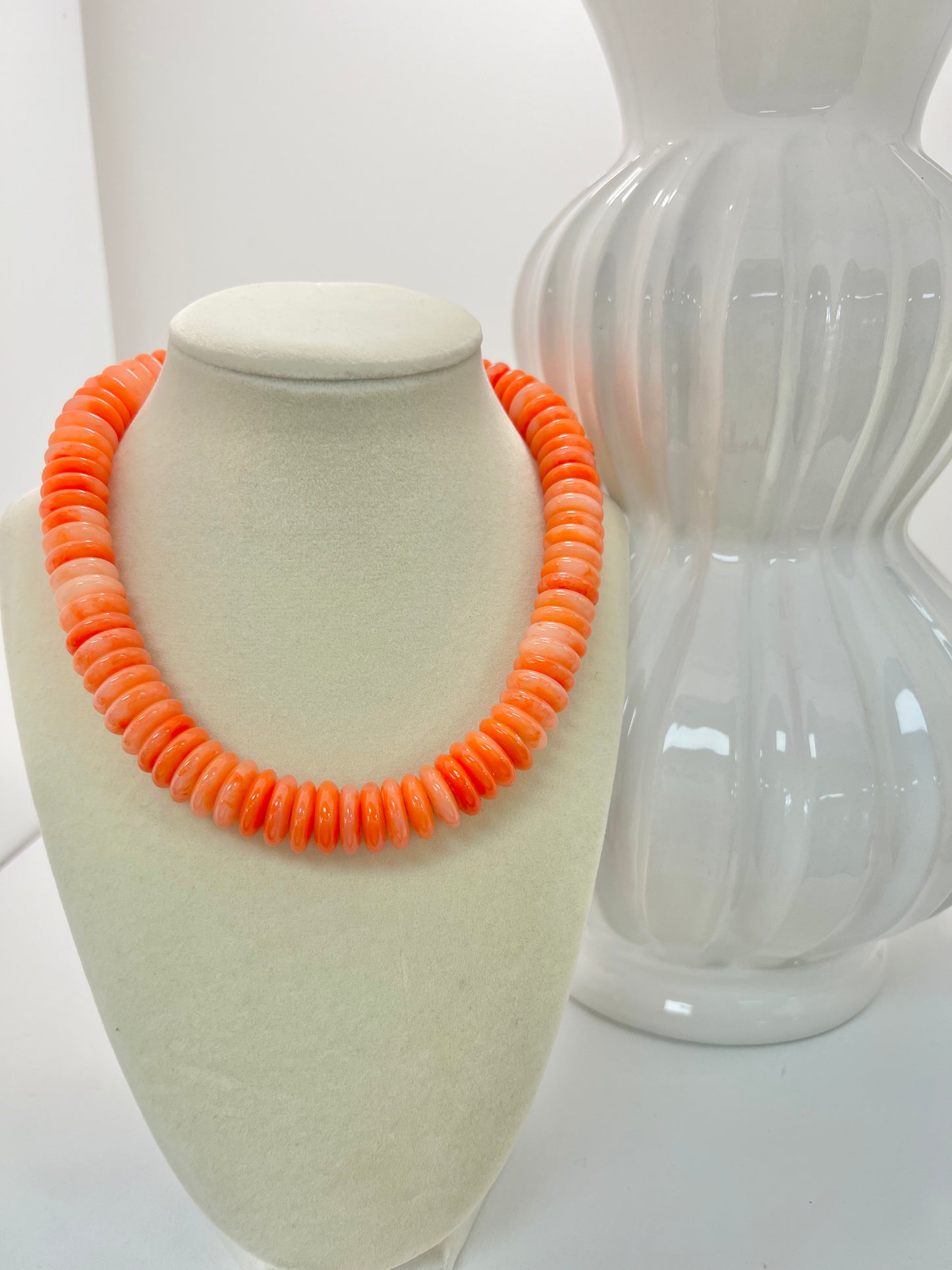 Nina Disk Bead Necklace