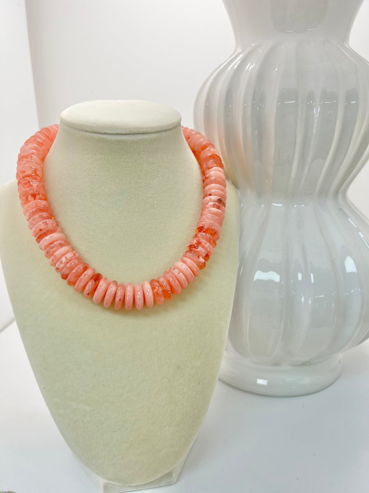 Nina Disk Bead Necklace