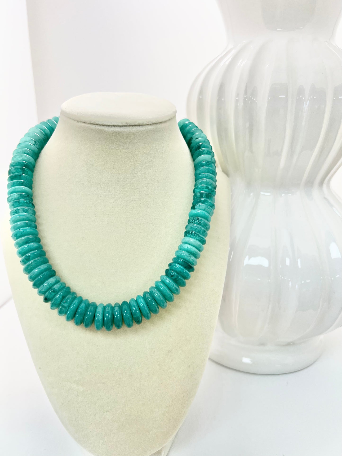 Nina Disk Bead Necklace