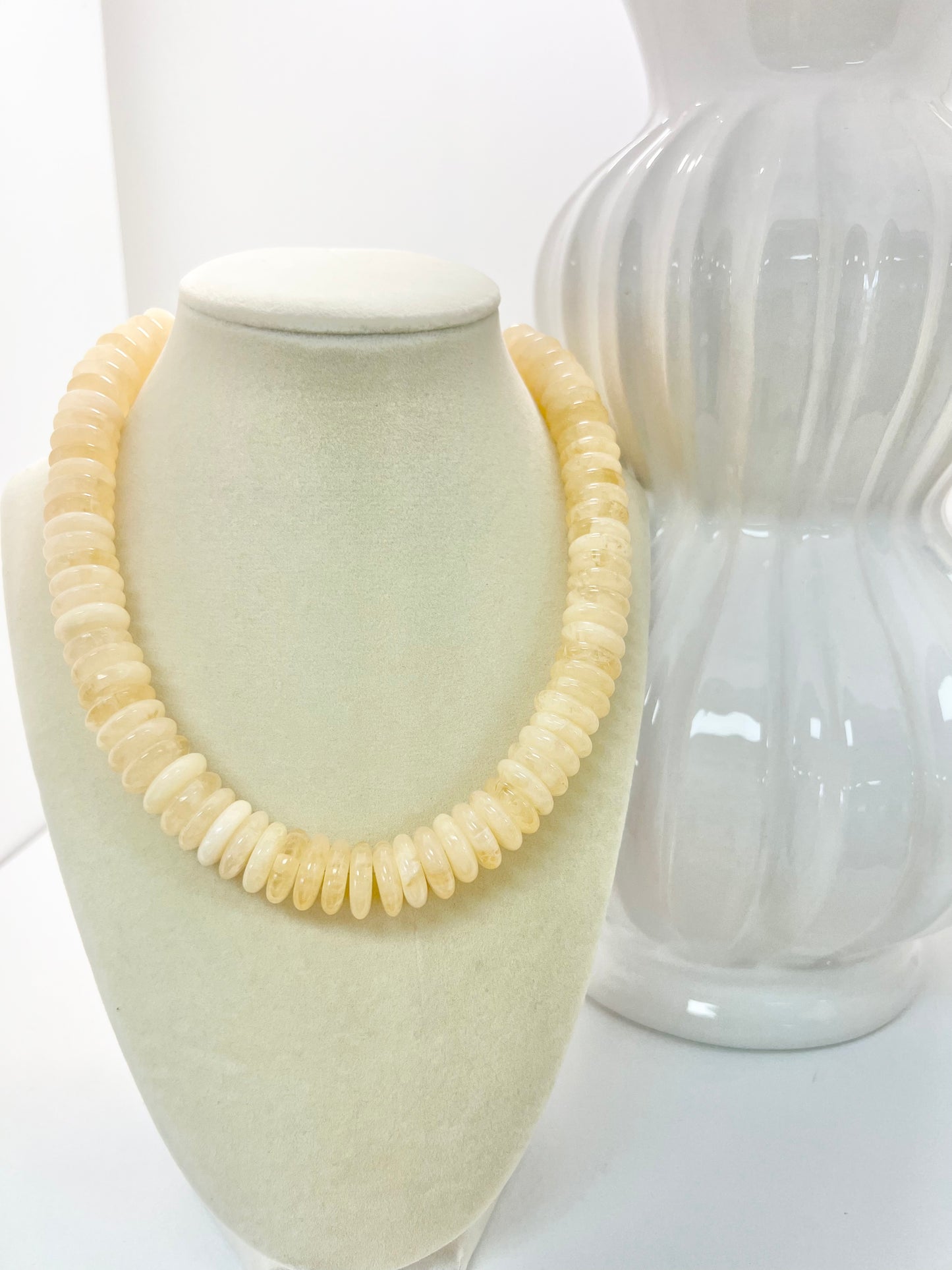 Nina Disk Bead Necklace