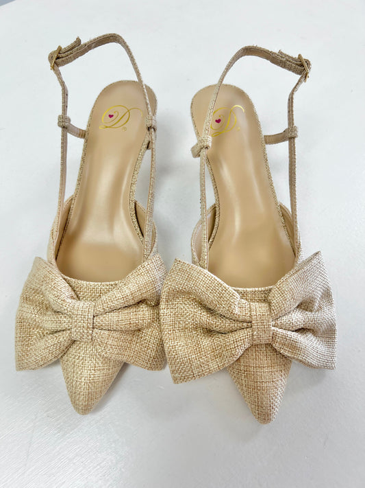 Doda Raffia Bow Sandals