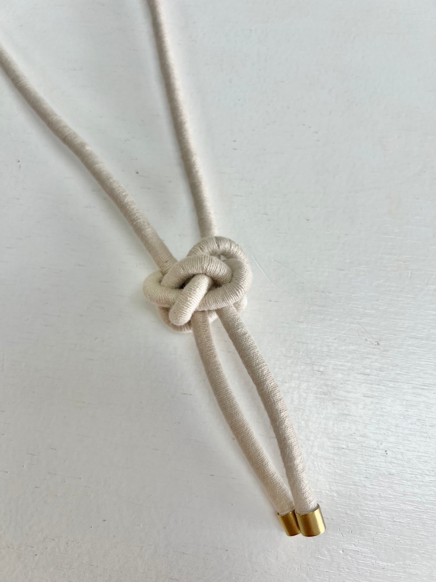 Lydia Knot Corded Necklace