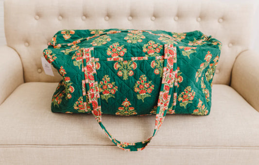 Elodie Luxe XL Quilted Duffle Bag